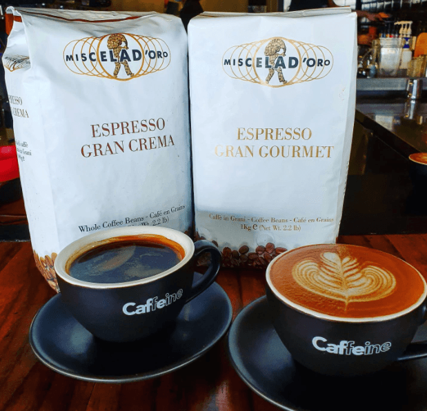 MISCELA D'ORO warm coffee