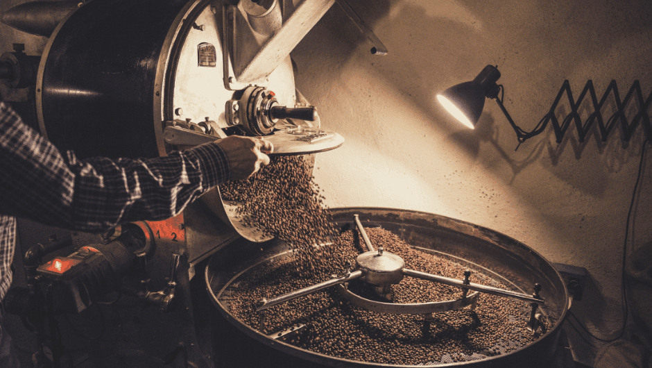 How is coffee roasted?