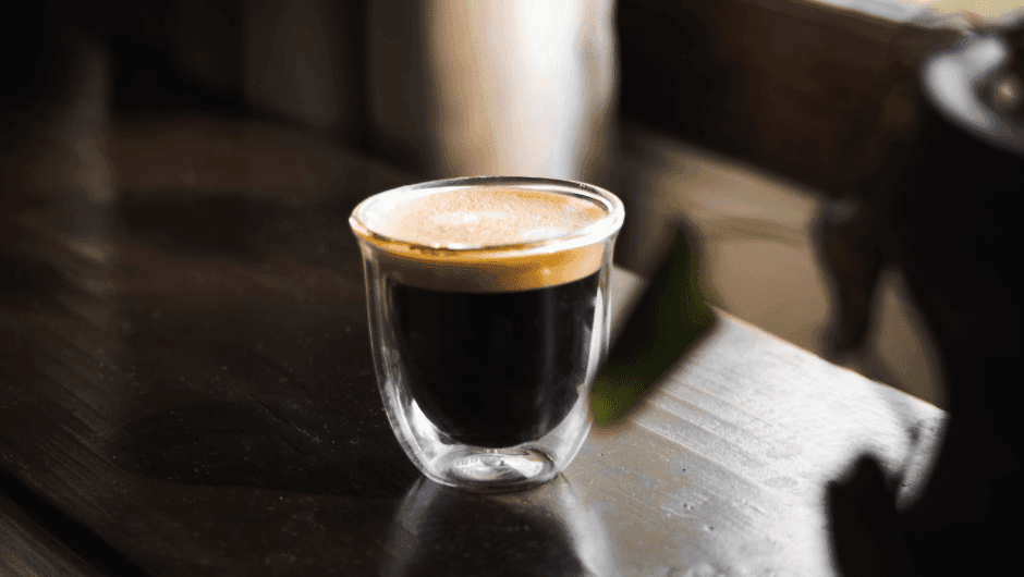 Discover the rich taste of a doppio espresso