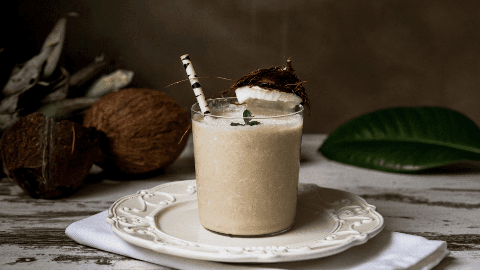 Coffee breakfast smoothie