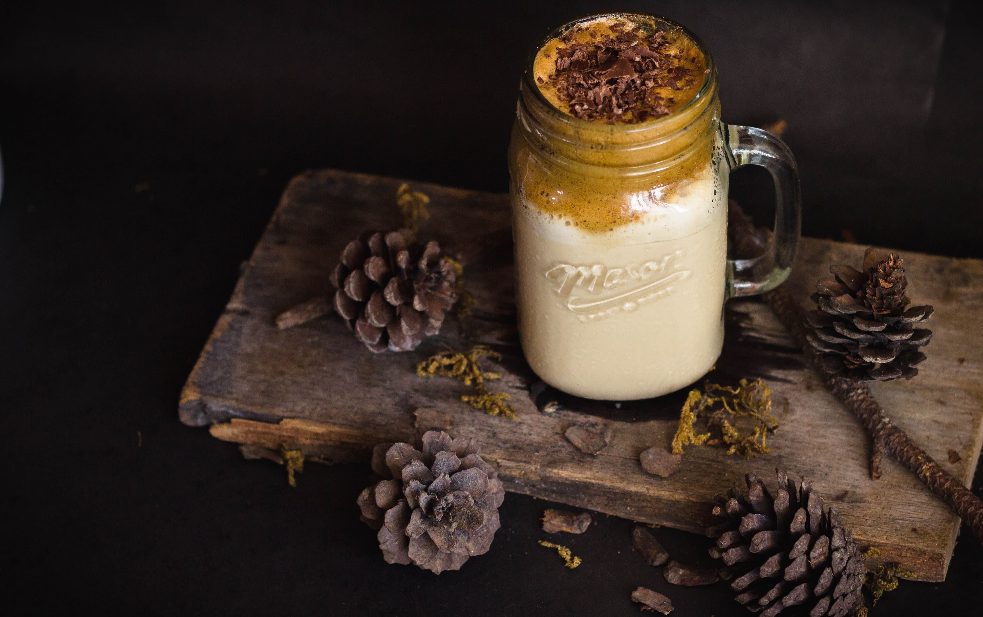 Espresso oat breakfast smoothie