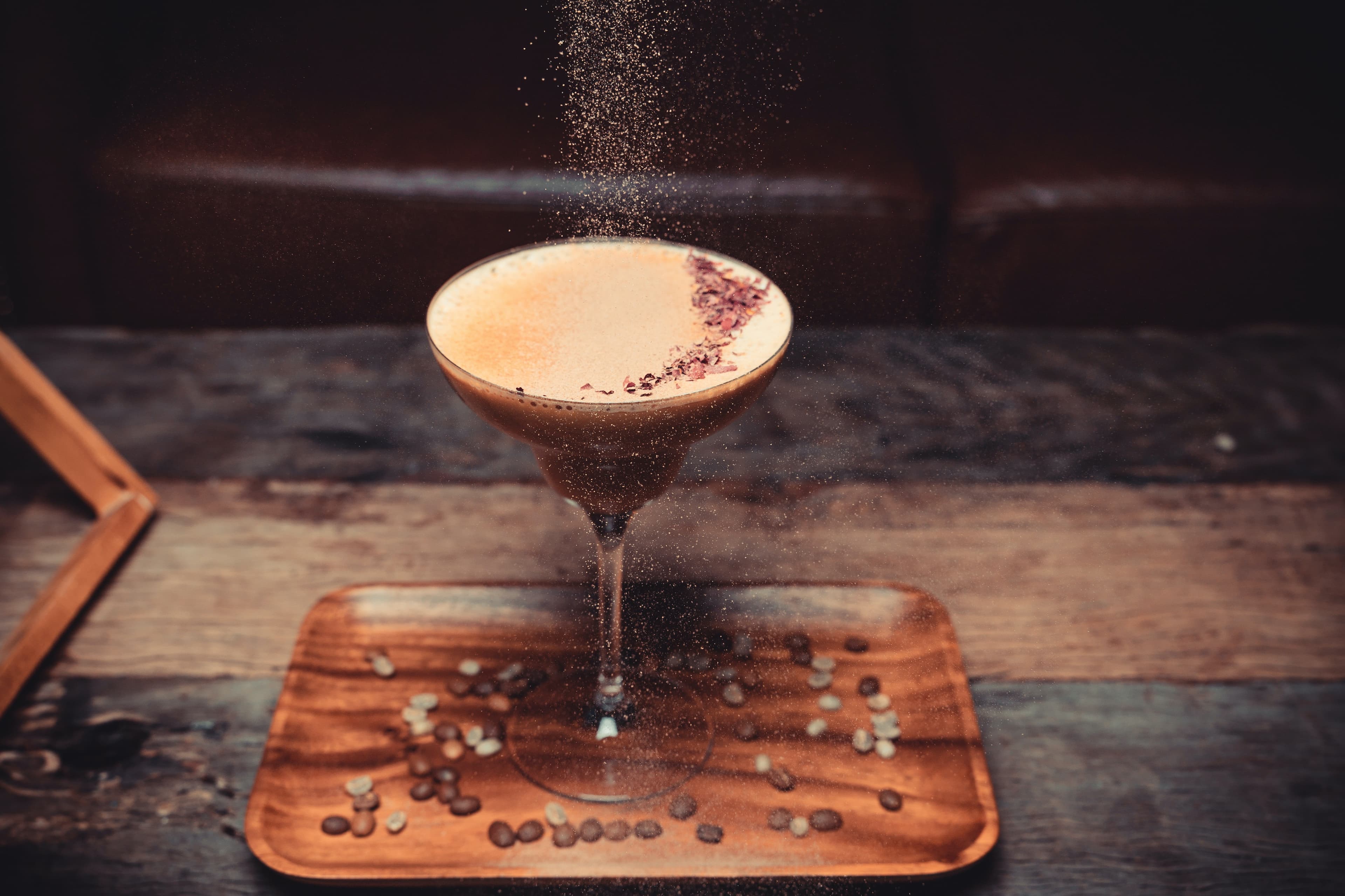 Salted Irish cream & coffee cocktail
