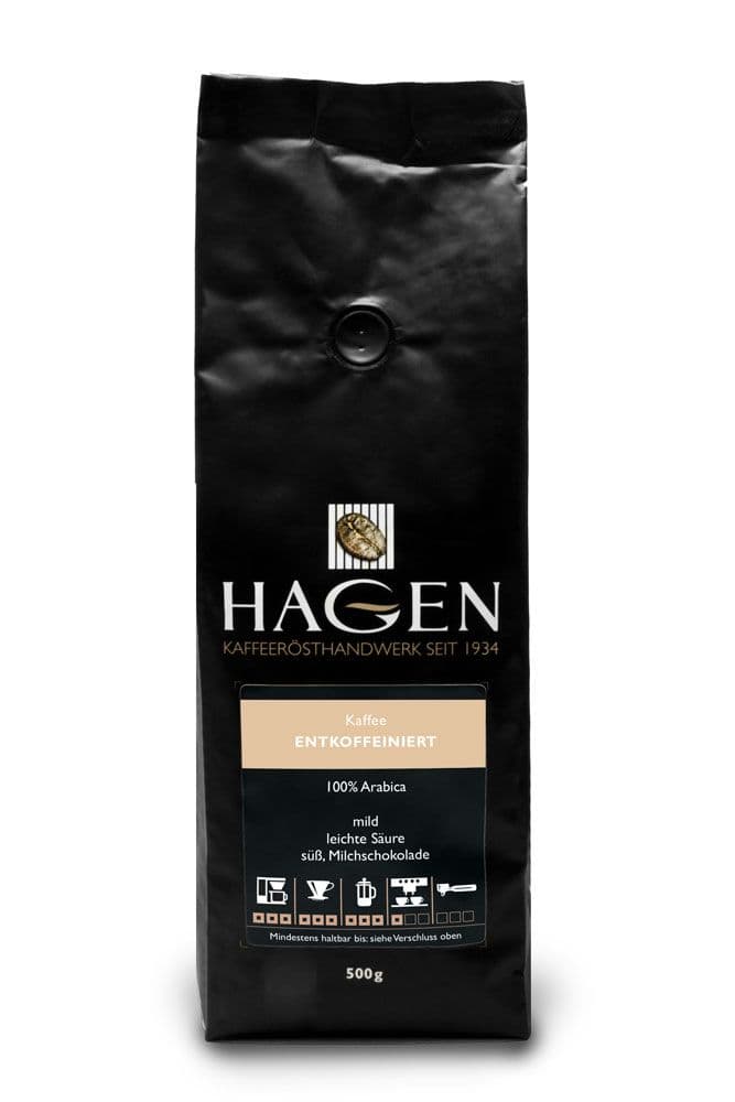 DECAFFEINATED coffee