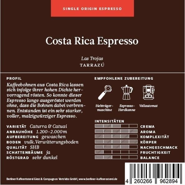Costa Rica Espresso