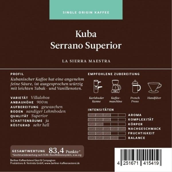 Cuba Serrano Superior