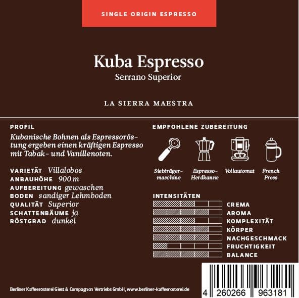 Kuba Espresso