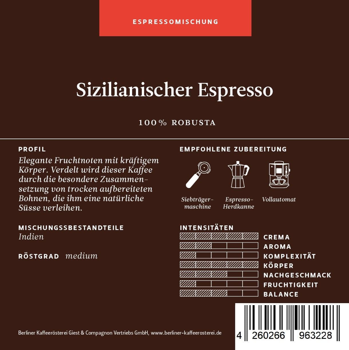 Sicilian Espresso