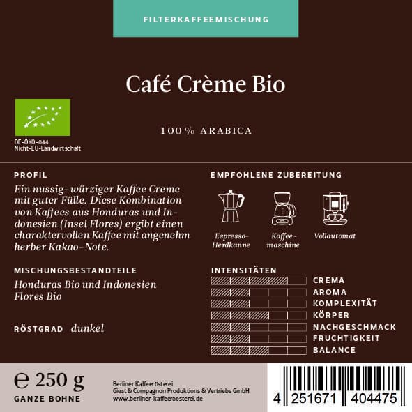 Bio Cream Coffee