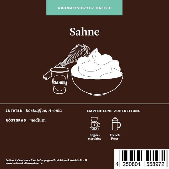 Flavored Coffee Cream
