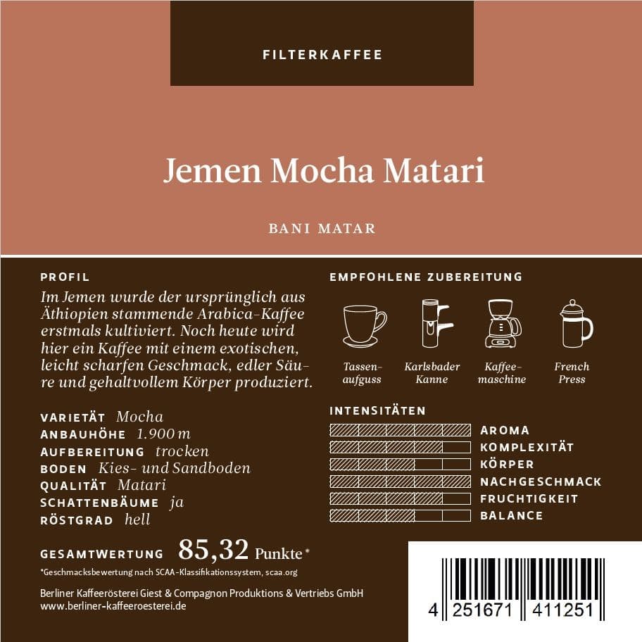 Yemen Mocha Matari