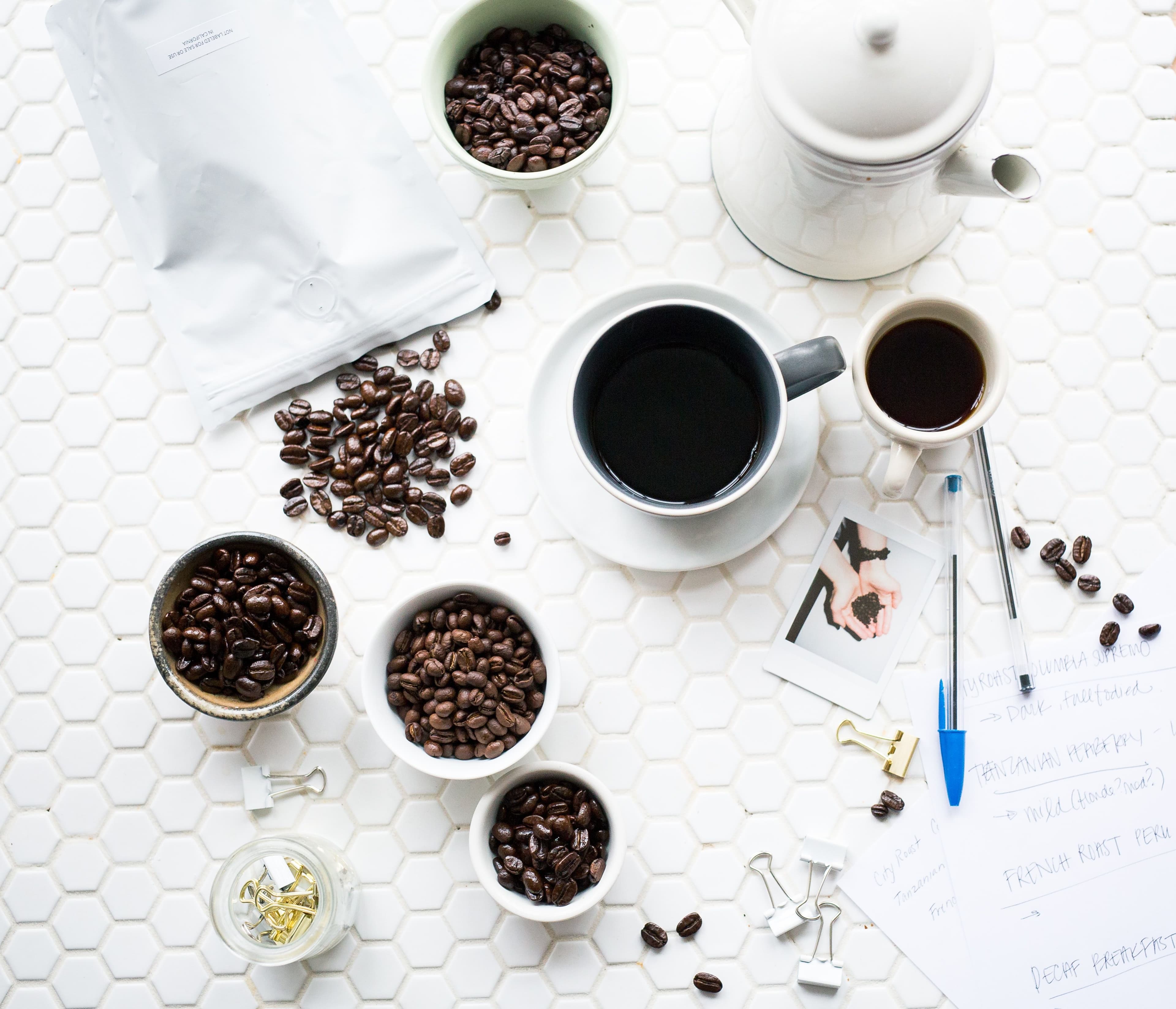 Most popular types of coffee
