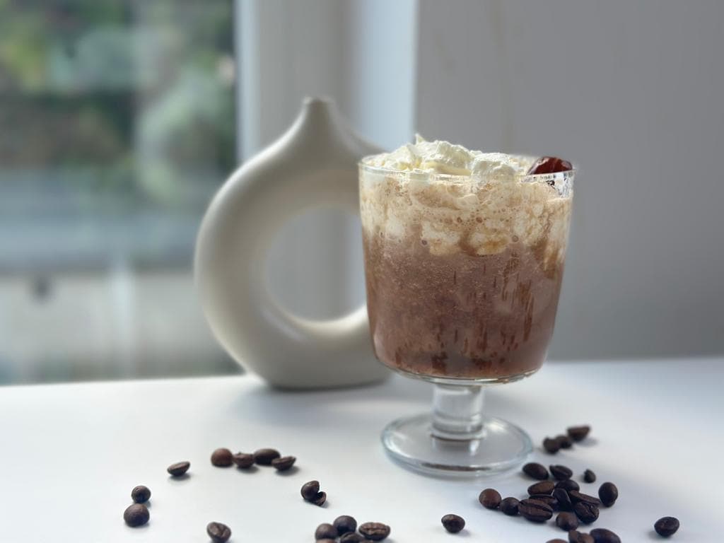 Caramel Dates Frappe Coffee