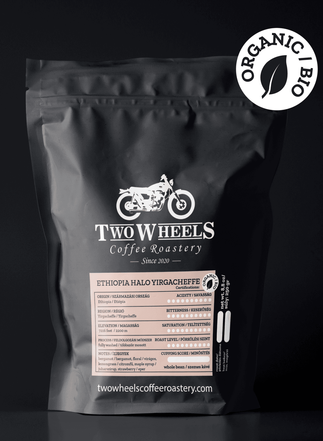Ethiopia Halo Yirgacheffe ORGANIC/BIO Specialty Coffee