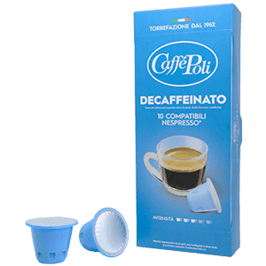 10 Nespresso compatible capsule Decaffeinato
