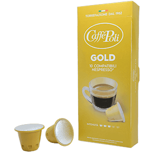 10 Nespresso compatible Gold