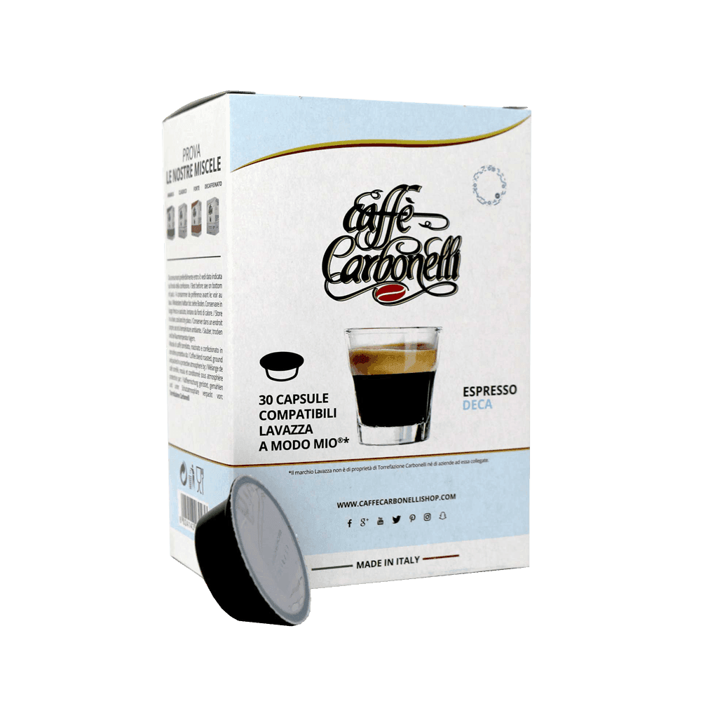 Caffe Carbonelli Capsules ”A Modo Mio” Decaffeinated Blend