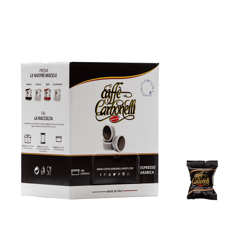 Caffe Carbonelli Capsules Lavazza Espresso Point Arabica Blend