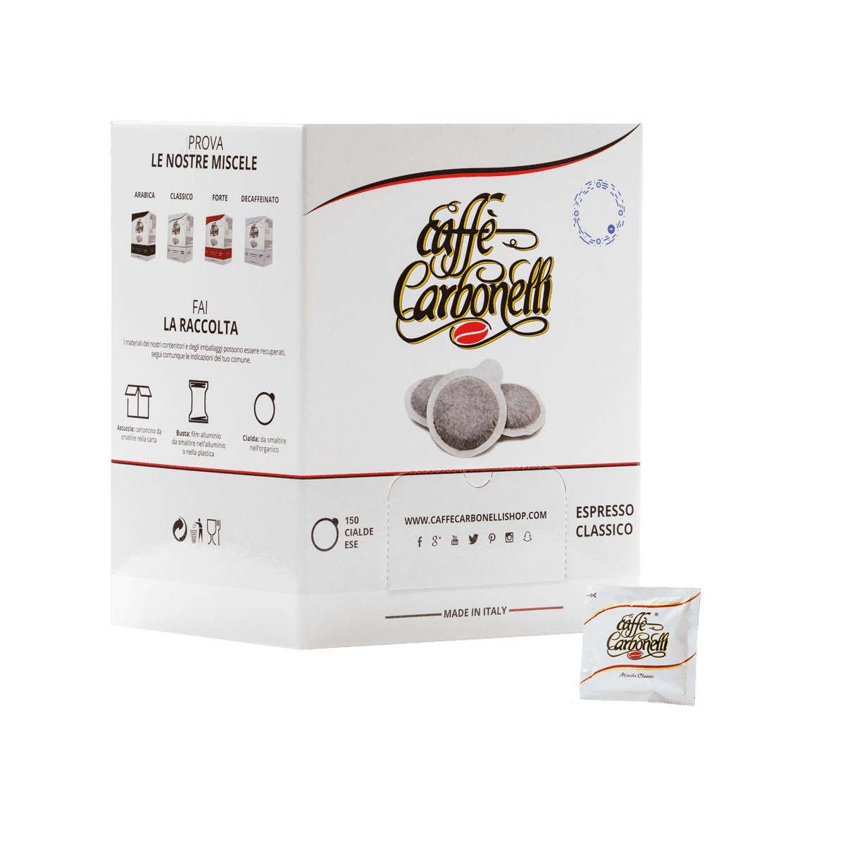 Caffe Carbonelli ESE Pods Classic Blend