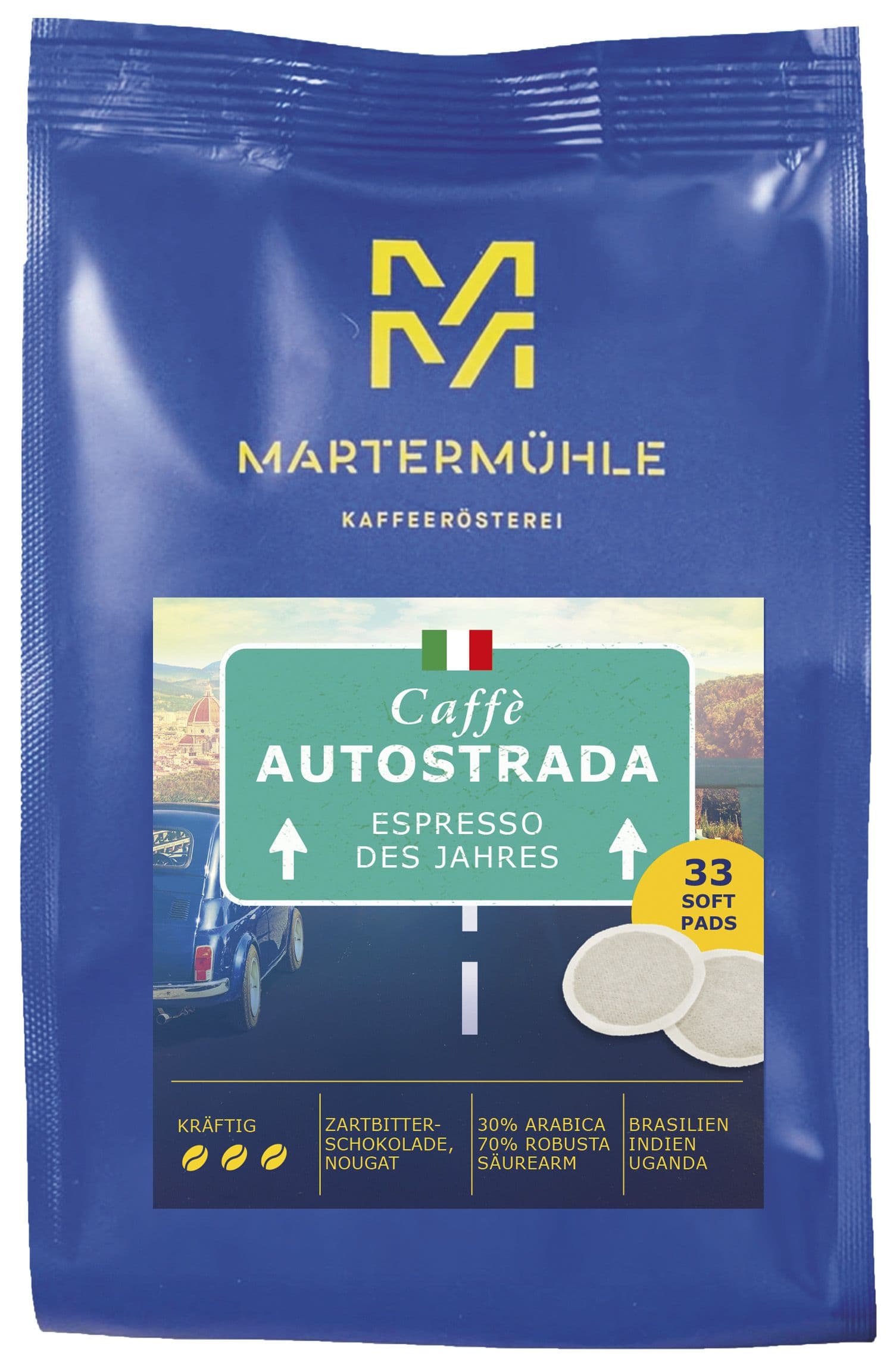 Coffee pods Espresso Autostrada
