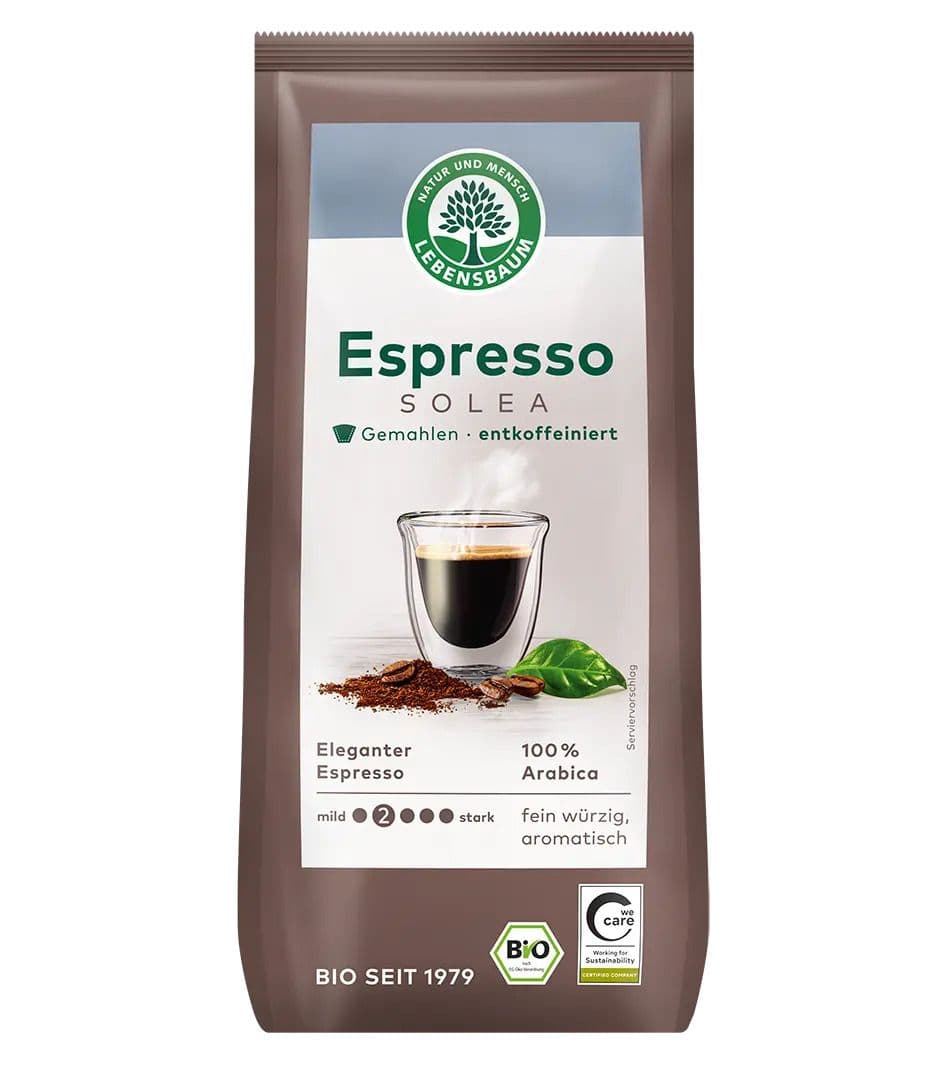 Espresso Solea decaf., ground