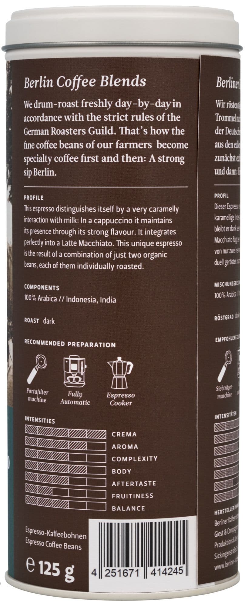 Espresso Supremo Bio (Whole Bean) 3