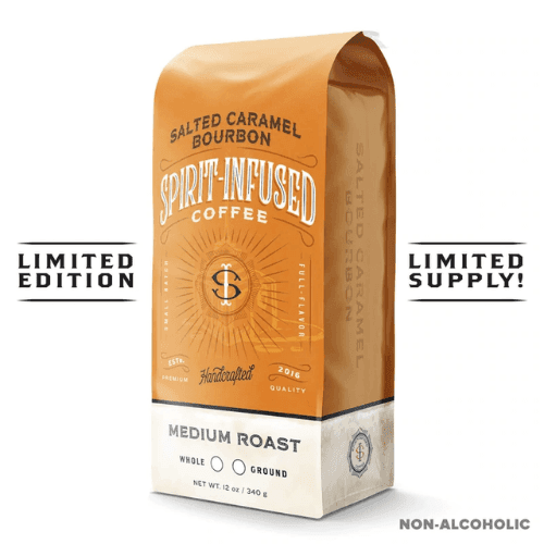 SALTED CARAMEL BOURBON INFUSED COFFEE