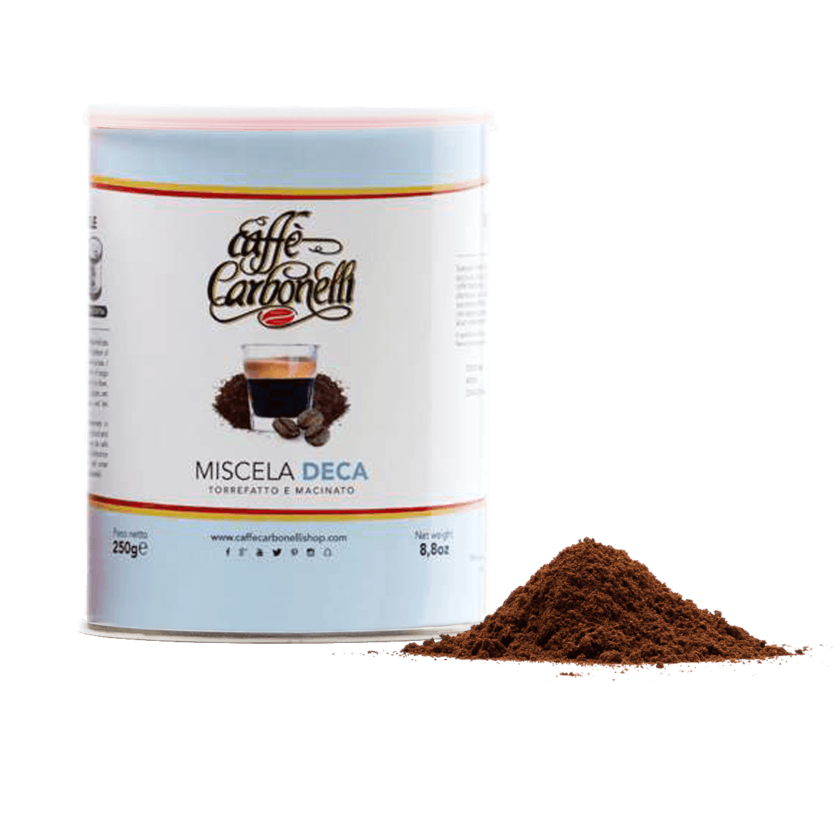 Caffe Carbonelli Grounds Decaffeinated