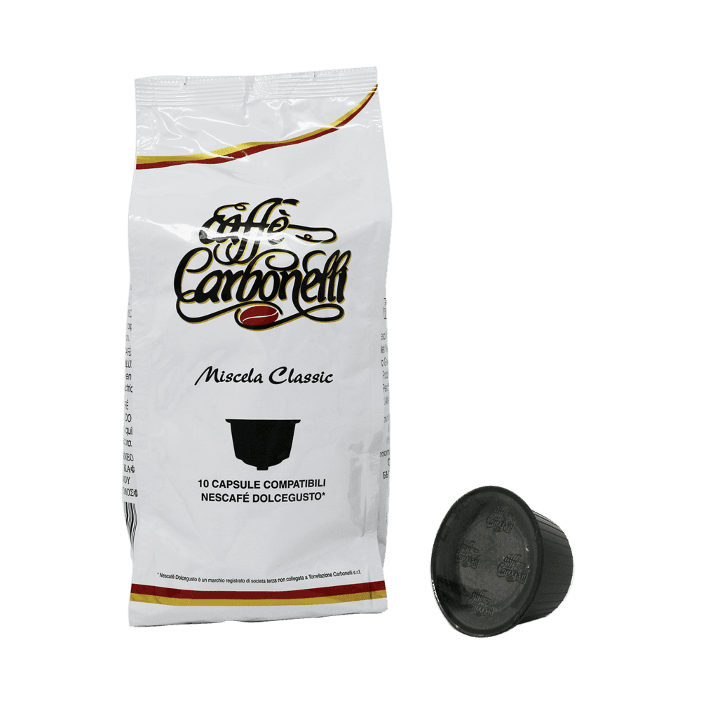 Caffe Carbonelli Nescafe Dolce Gusto Compatible Capsules Classic Blend