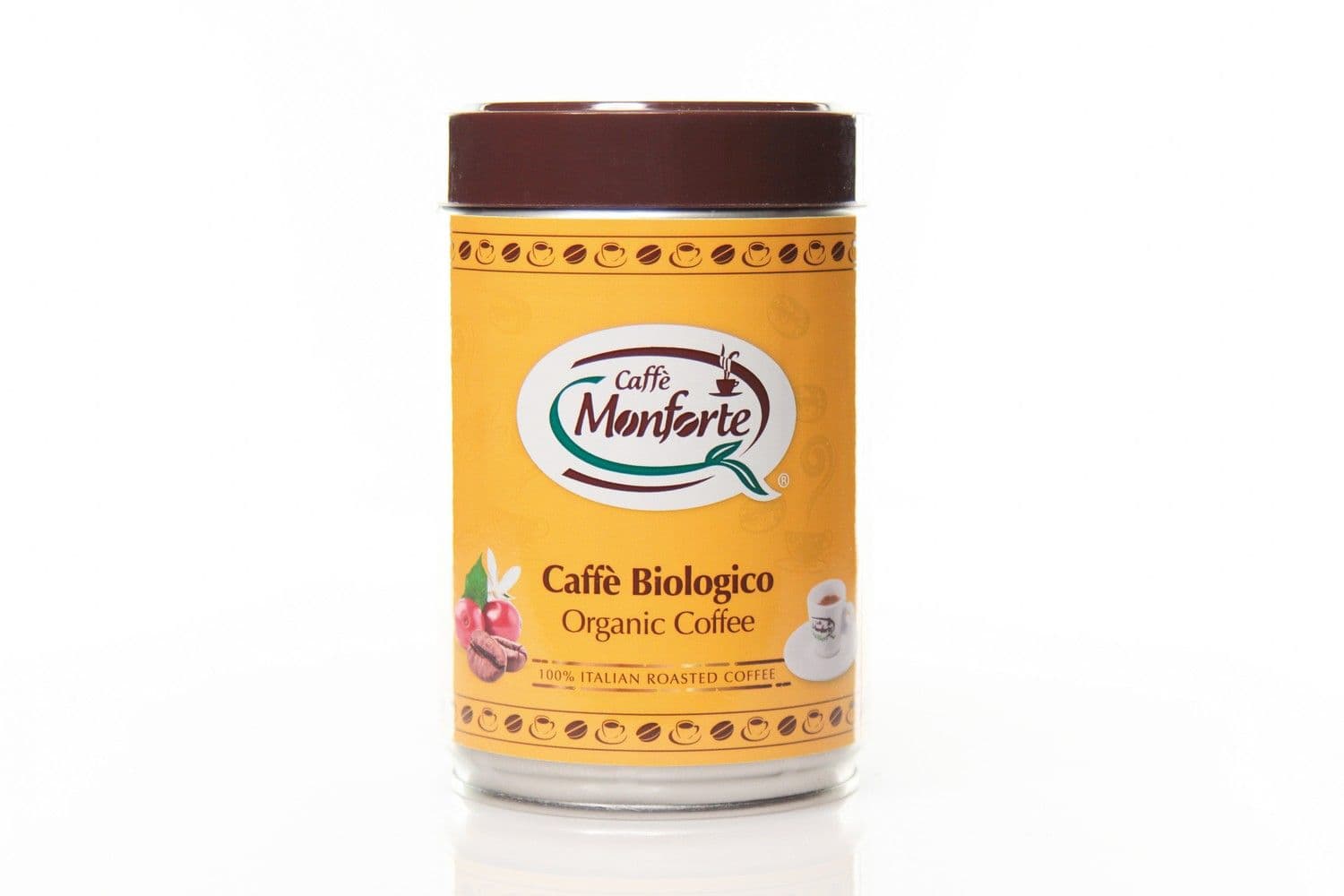 Caffe Monforte Organic Line Bio Ground Coffee Jar