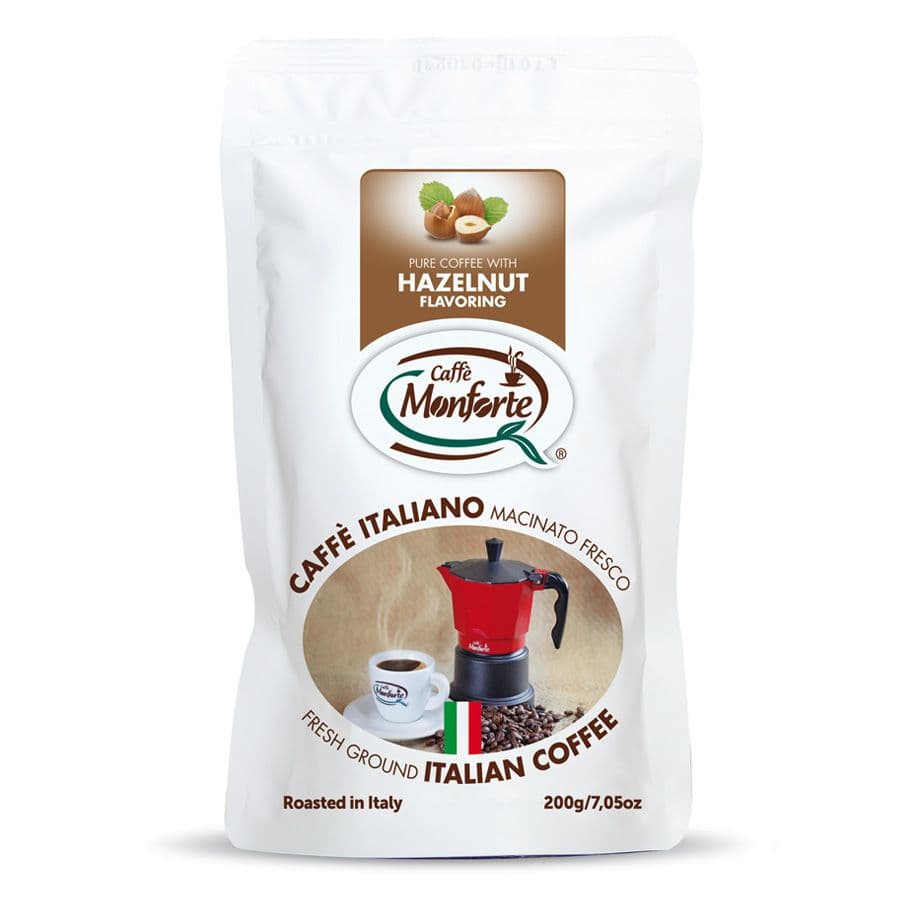 Caffe Monforte Retail Line Hazelnut Flavored