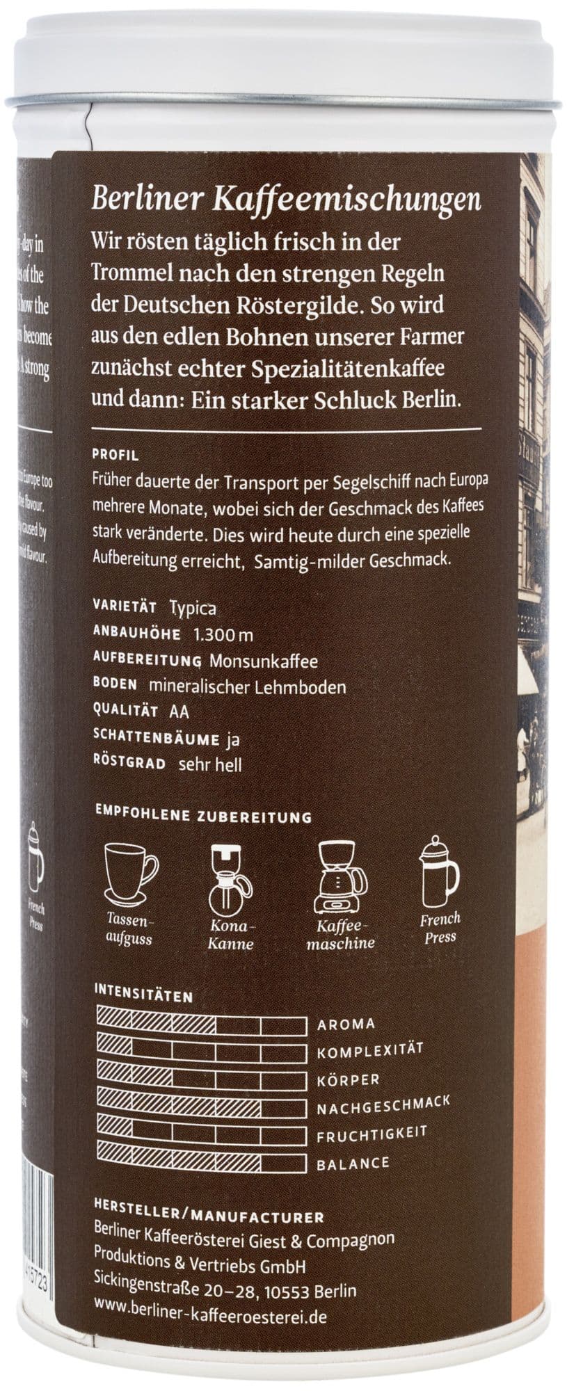 India Malabar Monsoon Coffee - Canned 2