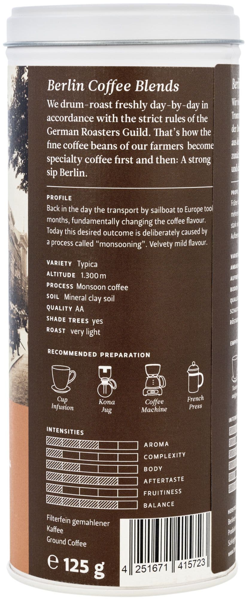 India Malabar Monsoon Coffee - Canned 3