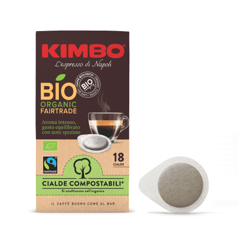 Kimbo Bio Organic Fairtrade - ESE compostable coffee pods 2