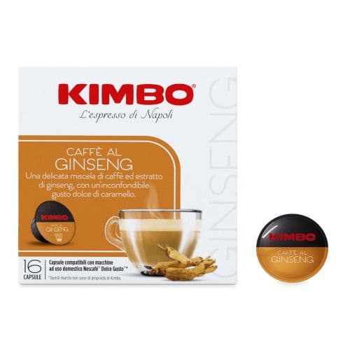 Kimbo Caffè al Ginseng - Nescafé® Dolce Gusto®* compatible coffee capsules