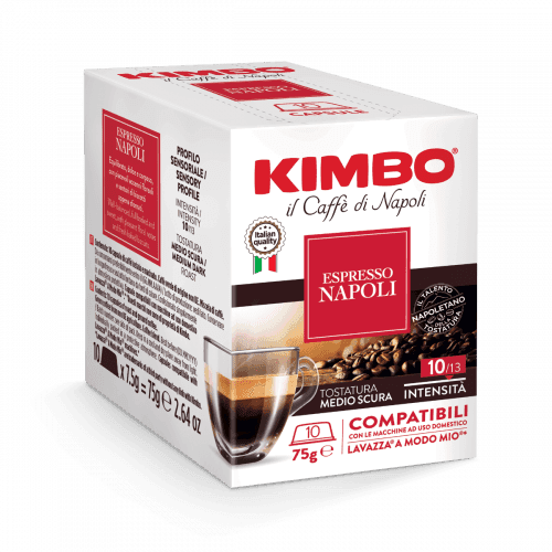 Kimbo Napoli - Lavazza® A Modo Mio®* compatible coffee capsules