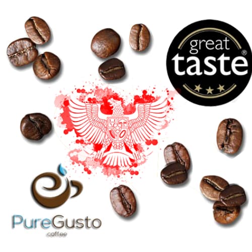 PUREGUSTO VALENTIA - 3 STAR GREAT TASTE AWARD - COFFEE