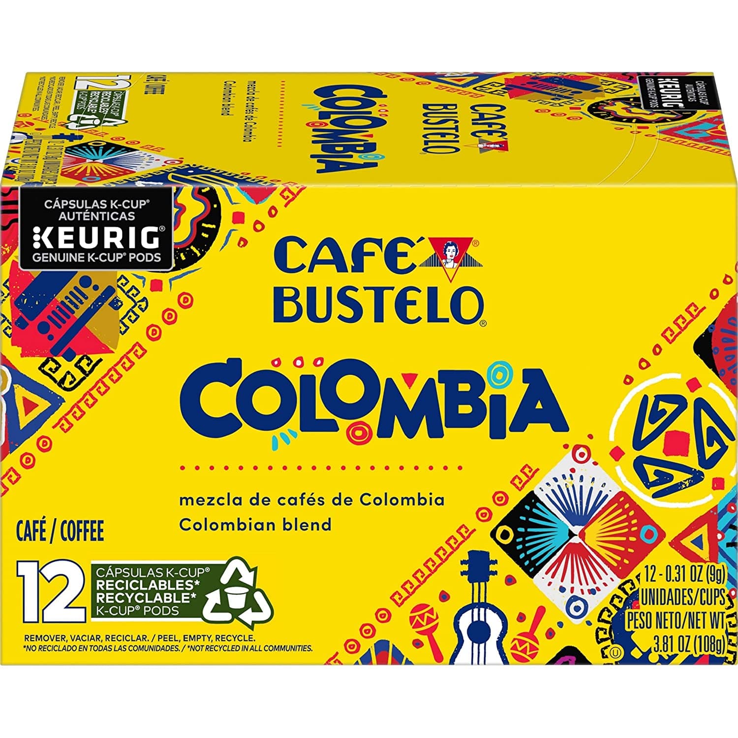 Café Bustelo 100% Colombian Medium Roast Coffee, 72 Keurig K-Cup Pods 3