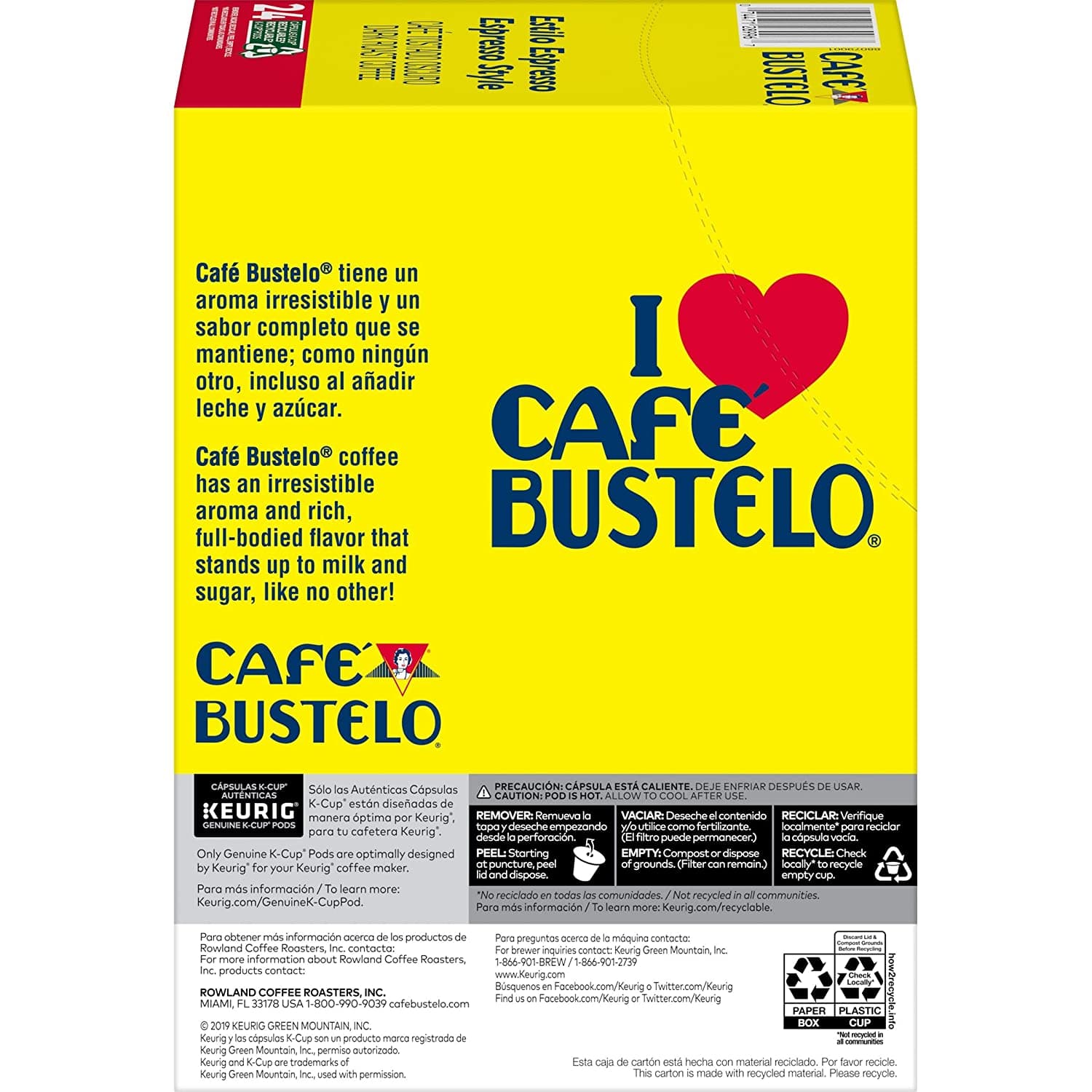 Café Bustelo Espresso Style Dark Roast Coffee, 96 Keurig K-Cup Pods 2