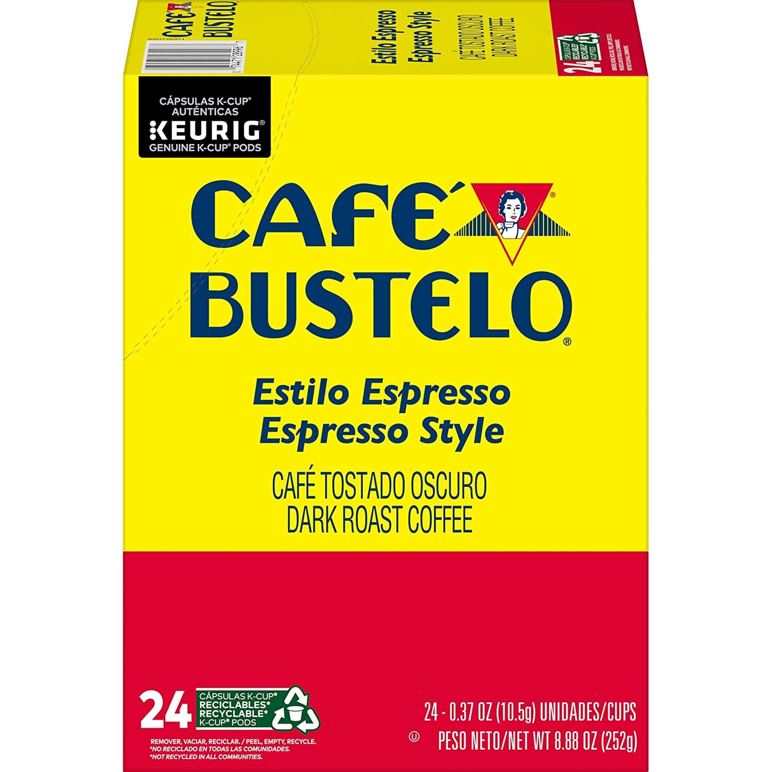 Café Bustelo Espresso Style Dark Roast Coffee, 96 Keurig K-Cup Pods 3