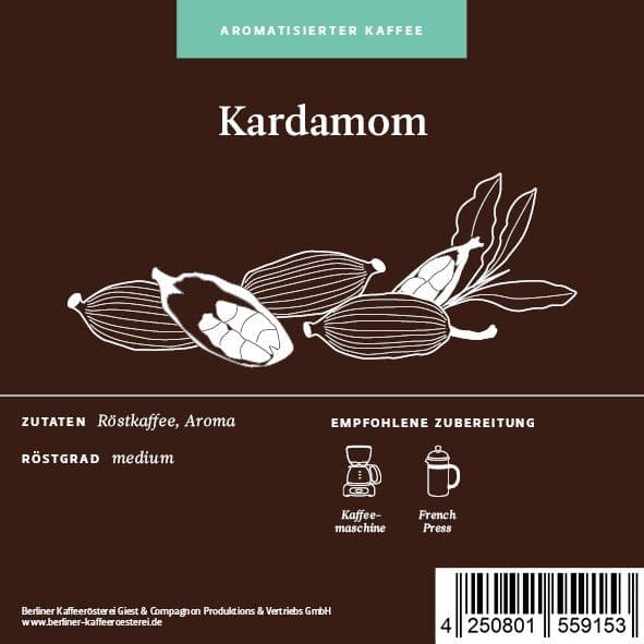 Flavored Coffee Cardamon