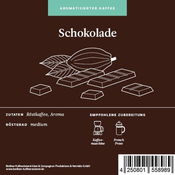 Flavored Coffee Chocolate