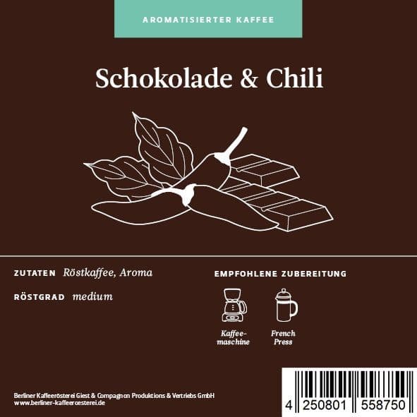 Flavored Coffee Chocolate & Chili
