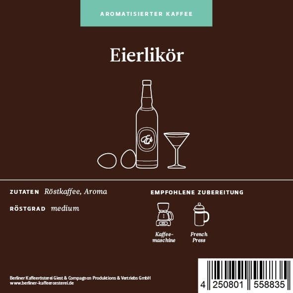 Flavored Coffee Eggnog