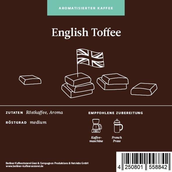 Flavored Coffee English Toffee
