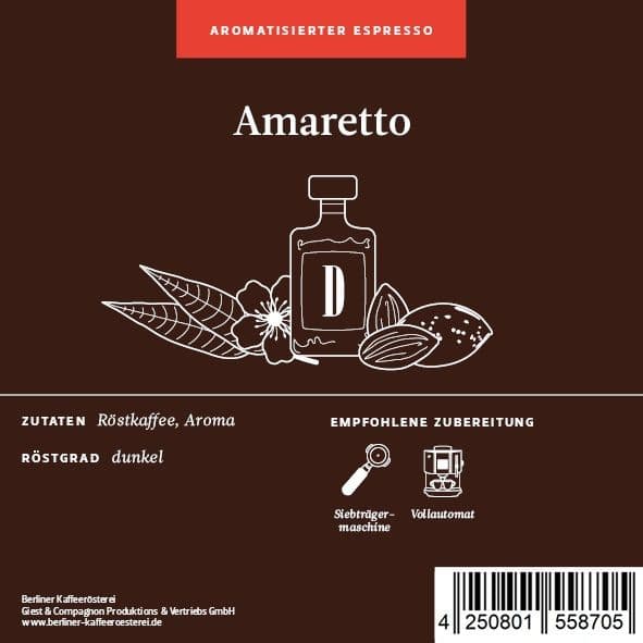 Flavored Espresso Amaretto
