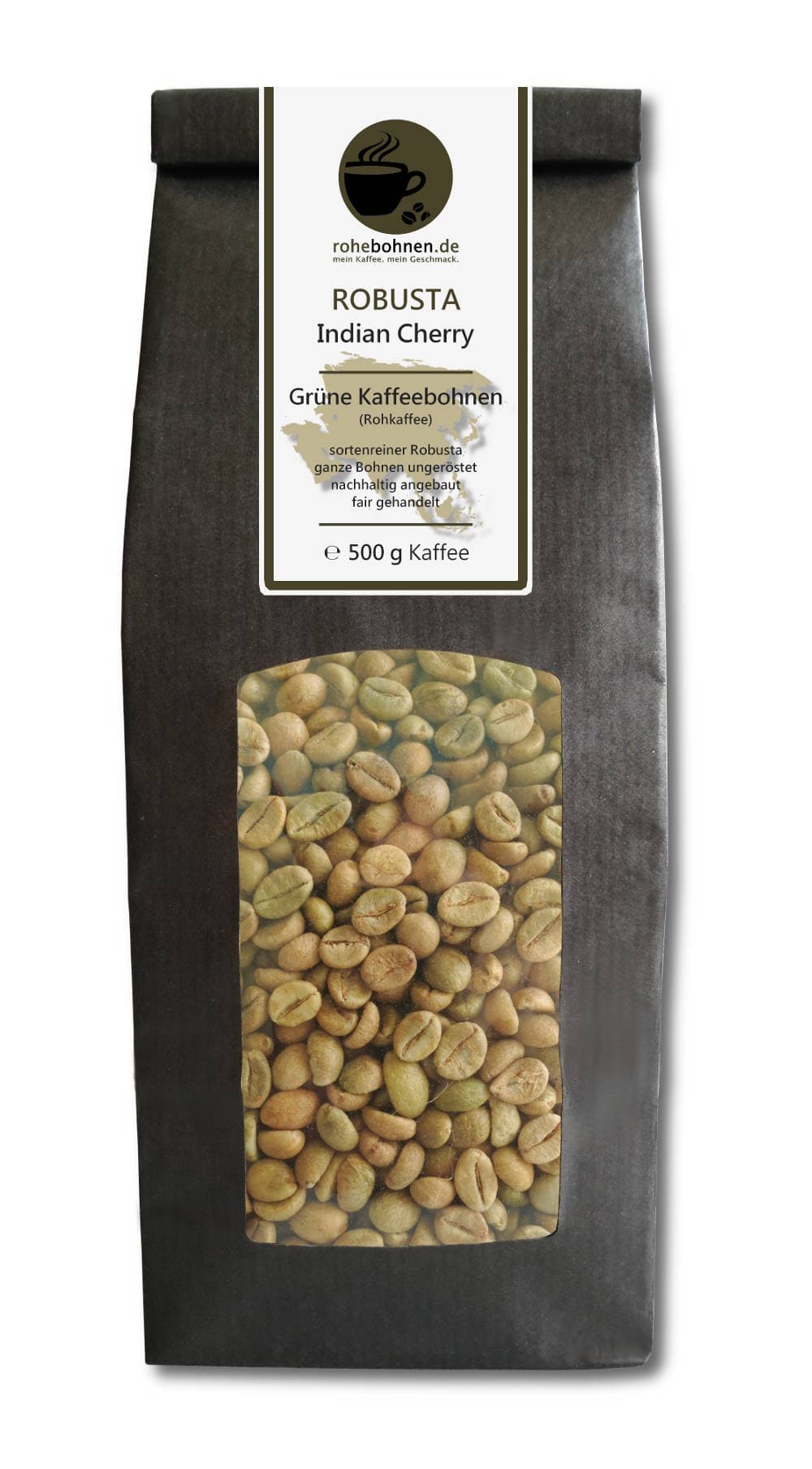 Green coffee Robusta Indian Cherry