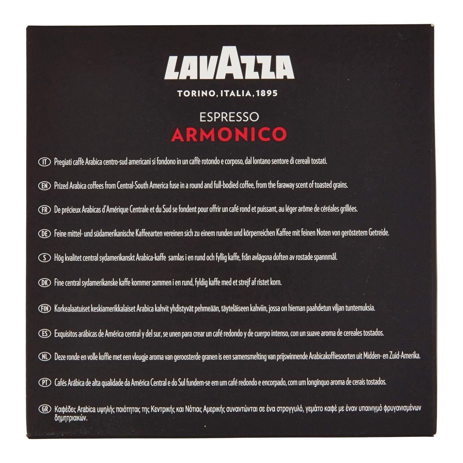 Lavazza Armonico Dark Roast Coffee Capsules Compatible with Nespresso® Original* Machines (Pack of 100) 2