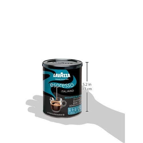 Lavazza Espresso Decaffeinato Ground Coffee Blend, Decaffeinated Medium Roast, 8-Oz Cans (Pack of 4) Authentic Italian, Blended And Roasted in Italy, Non GMO, A Full Bodied with Sweet & Fruity Flavor 3