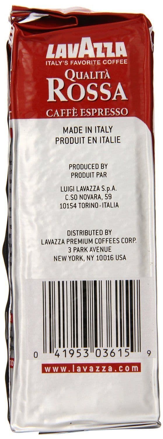 Lavazza Qualita Rossa - Caffe Ground Espresso, 8.8-Ounce Bag (Pack of 12) 2