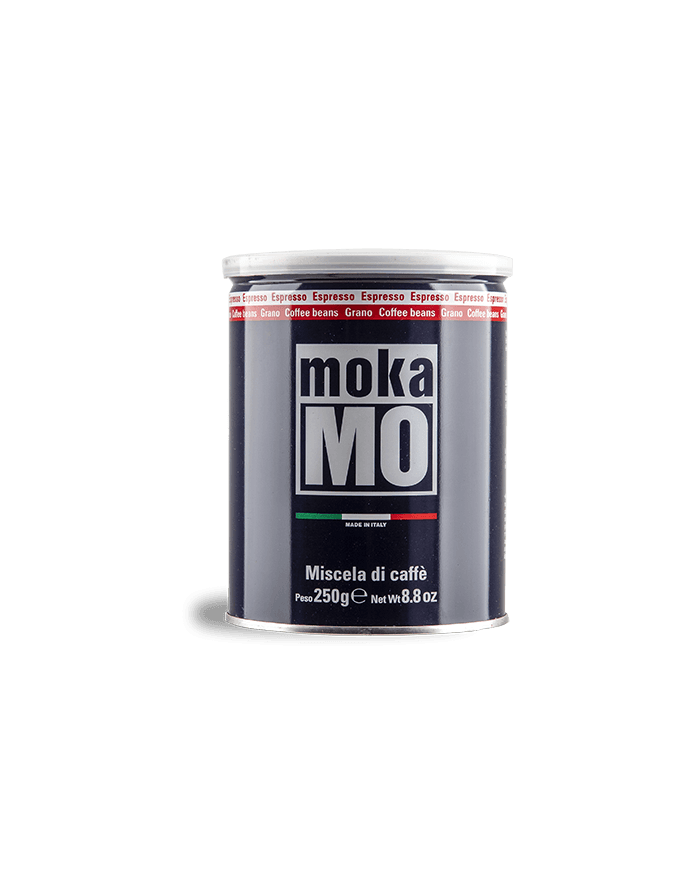 Mokamo ground coffee can